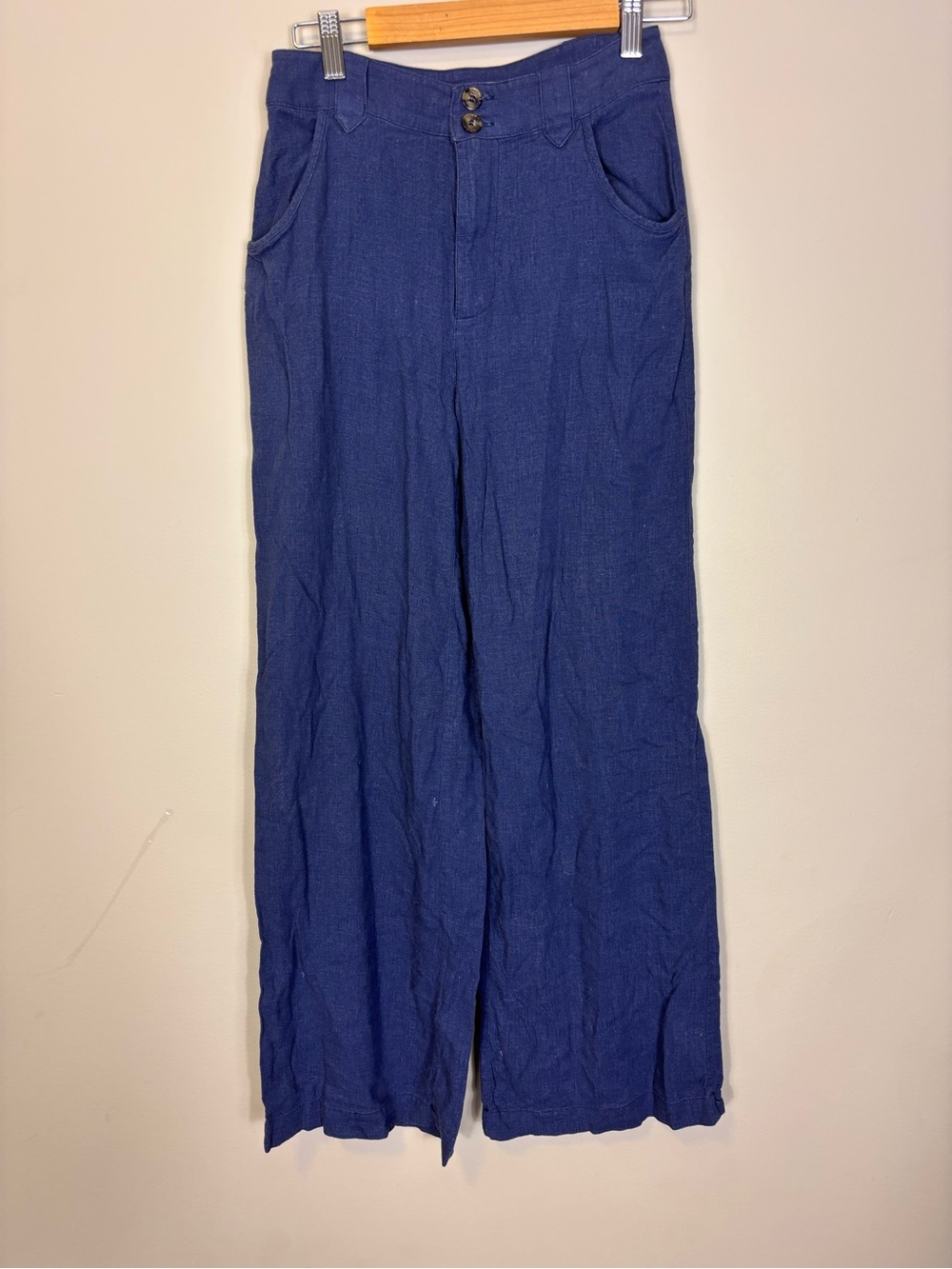Modcloth Women’s Wide-Leg Navy Blue Chinos Pants XS